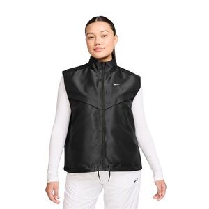 Nike Women's Black Sleeveless Zip-Up Training Vest
